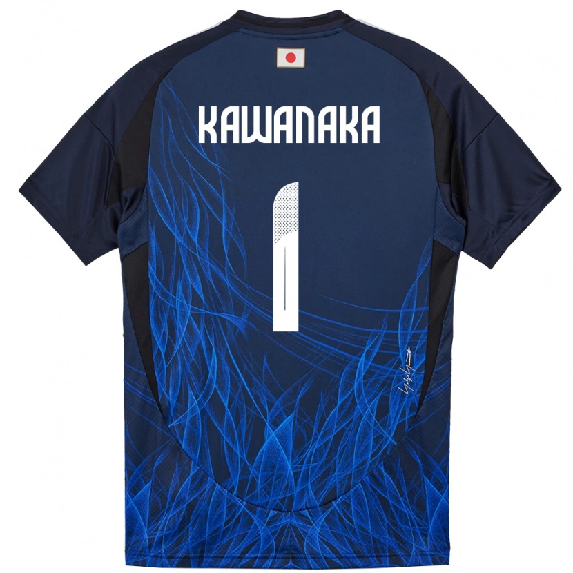 Danxenレディース日本Aoto Kawanaka#1濃紺ホームシャツ24-26ジャージーユニフォーム