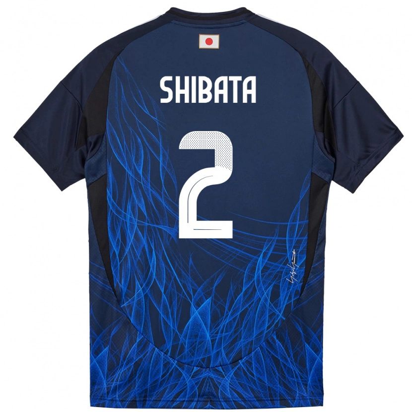 Danxenレディース日本ショウタロウ・シバタ#2濃紺ホームシャツ24-26ジャージーユニフォーム