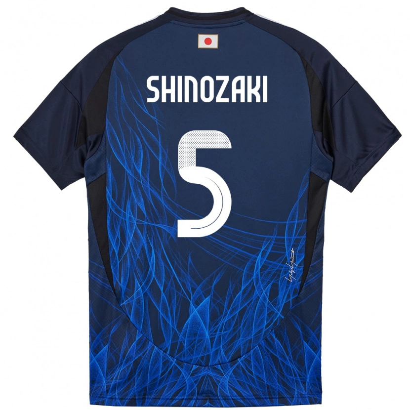 Danxenレディース日本ケント・シノザキ#5濃紺ホームシャツ24-26ジャージーユニフォーム