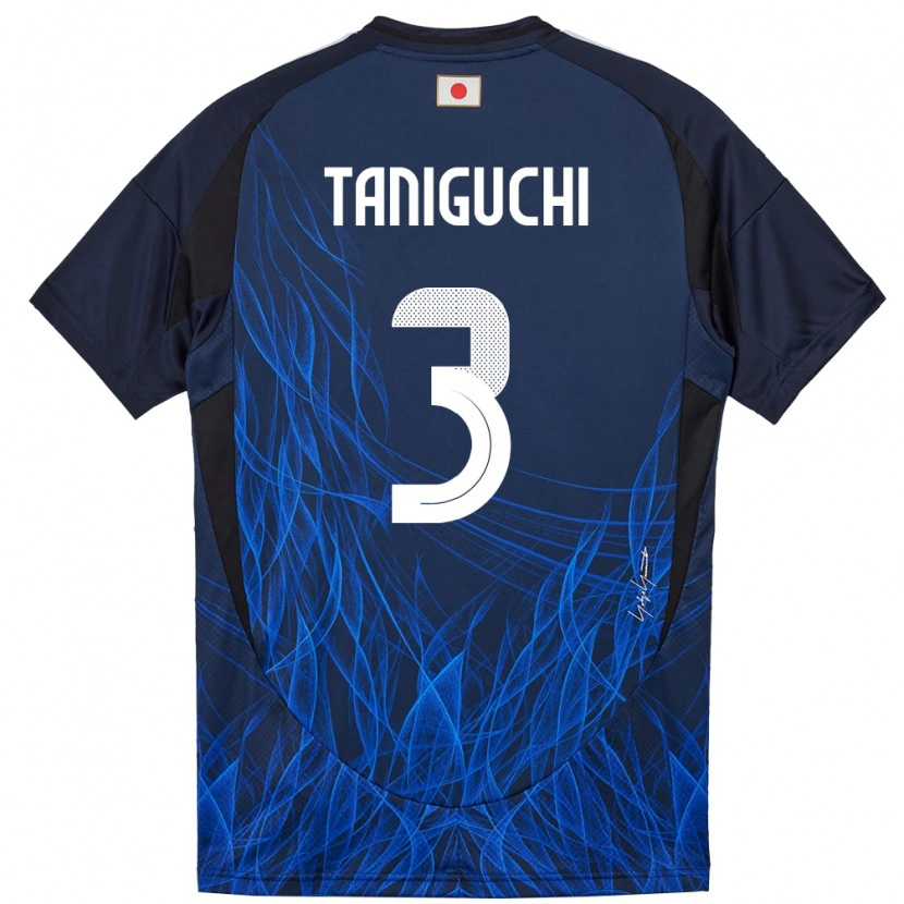 Danxenレディース日本谷口 彰悟#3濃紺ホームシャツ24-26ジャージーユニフォーム