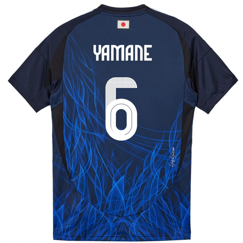 Danxenレディース日本山根陸#6濃紺ホームシャツ24-26ジャージーユニフォーム