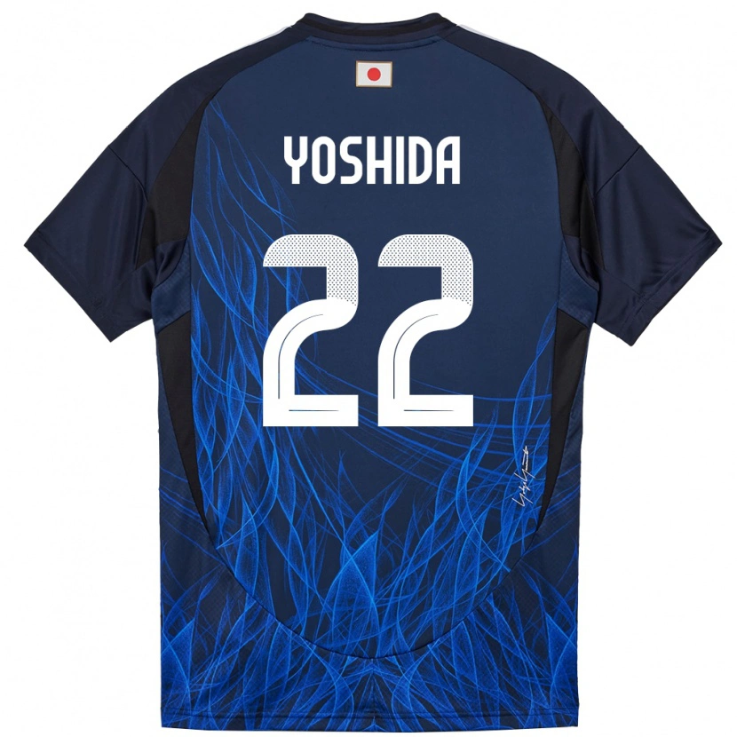 Danxenレディース日本吉田 麻也#22濃紺ホームシャツ24-26ジャージーユニフォーム