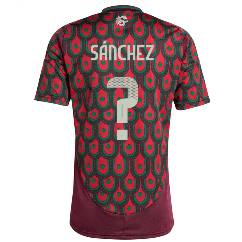 DanxenレディースメキシコDiego Sánchez#0マルーンホームシャツ24-26ジャージーユニフォーム