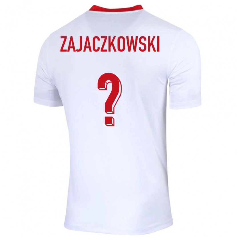 DanxenレディースポーランドLukasz Zajaczkowski#0白ホームシャツ24-26ジャージーユニフォーム