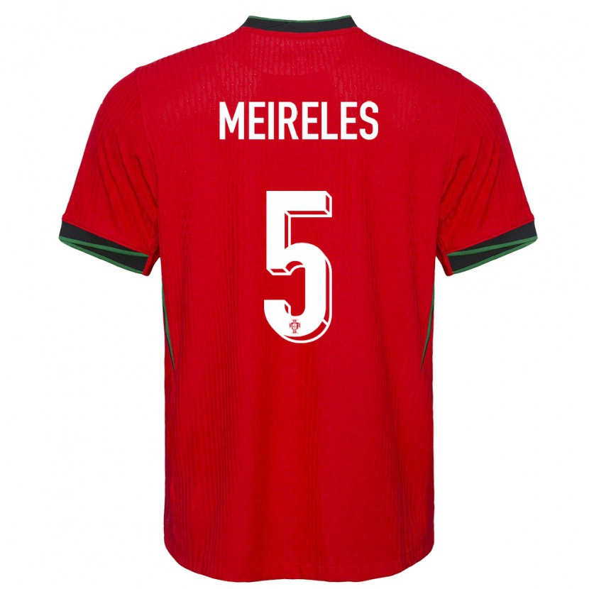 DanxenレディースポルトガルAfonso Meireles#5赤ホームシャツ24-26ジャージーユニフォーム