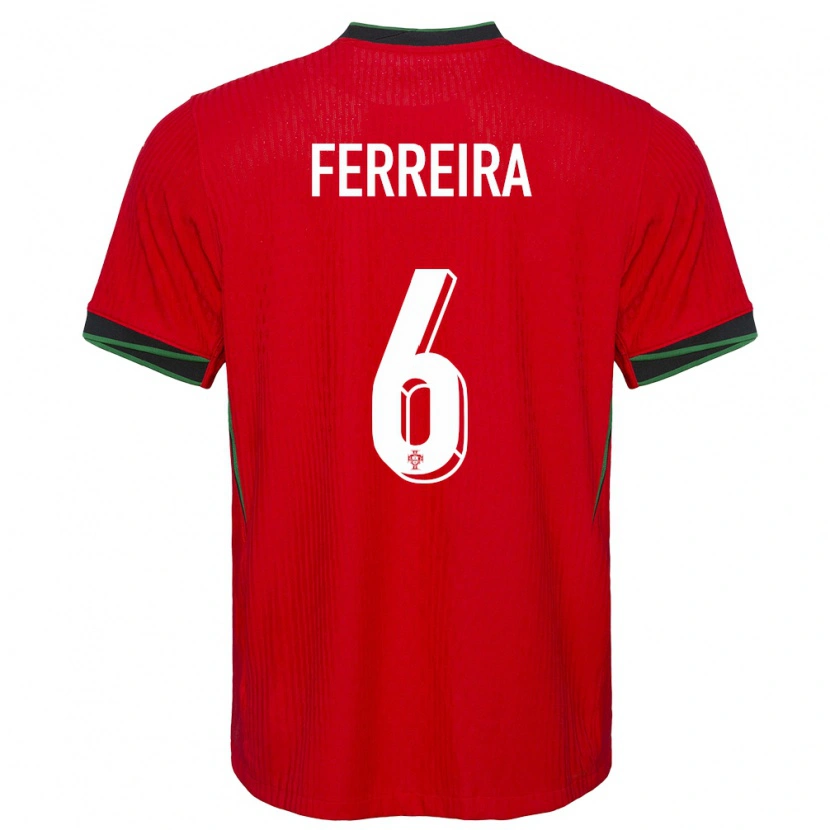DanxenレディースポルトガルMartim Ferreira#6赤ホームシャツ24-26ジャージーユニフォーム