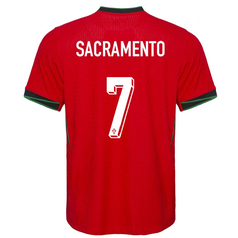 DanxenレディースポルトガルMedgilson Sacramento#7赤ホームシャツ24-26ジャージーユニフォーム