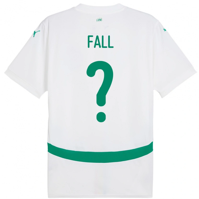 DanxenレディースセネガルFalilou Fall#0白ホームシャツ24-26ジャージーユニフォーム