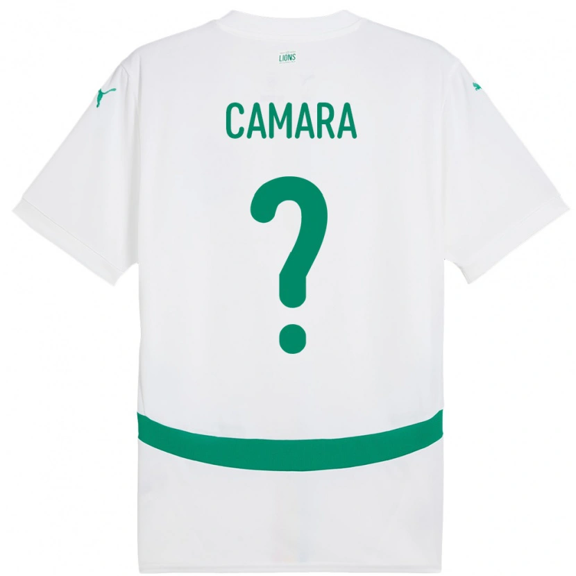 DanxenレディースセネガルFamara Camara#0白ホームシャツ24-26ジャージーユニフォーム