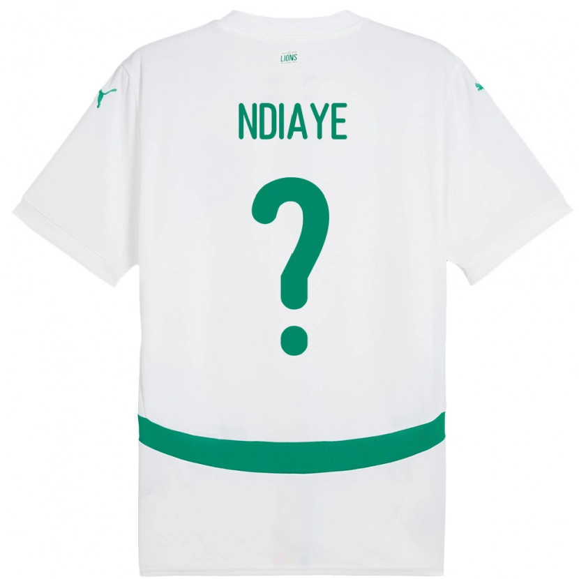 DanxenレディースセネガルMadicke Ndiaye#0白ホームシャツ24-26ジャージーユニフォーム