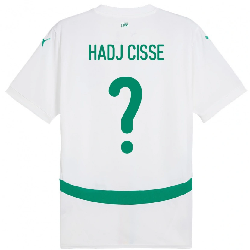 DanxenレディースセネガルEl Hadj Cisse#0白ホームシャツ24-26ジャージーユニフォーム