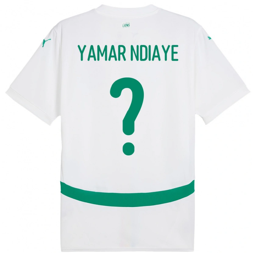 DanxenレディースセネガルEl Hadj Yamar Ndiaye#0白ホームシャツ24-26ジャージーユニフォーム
