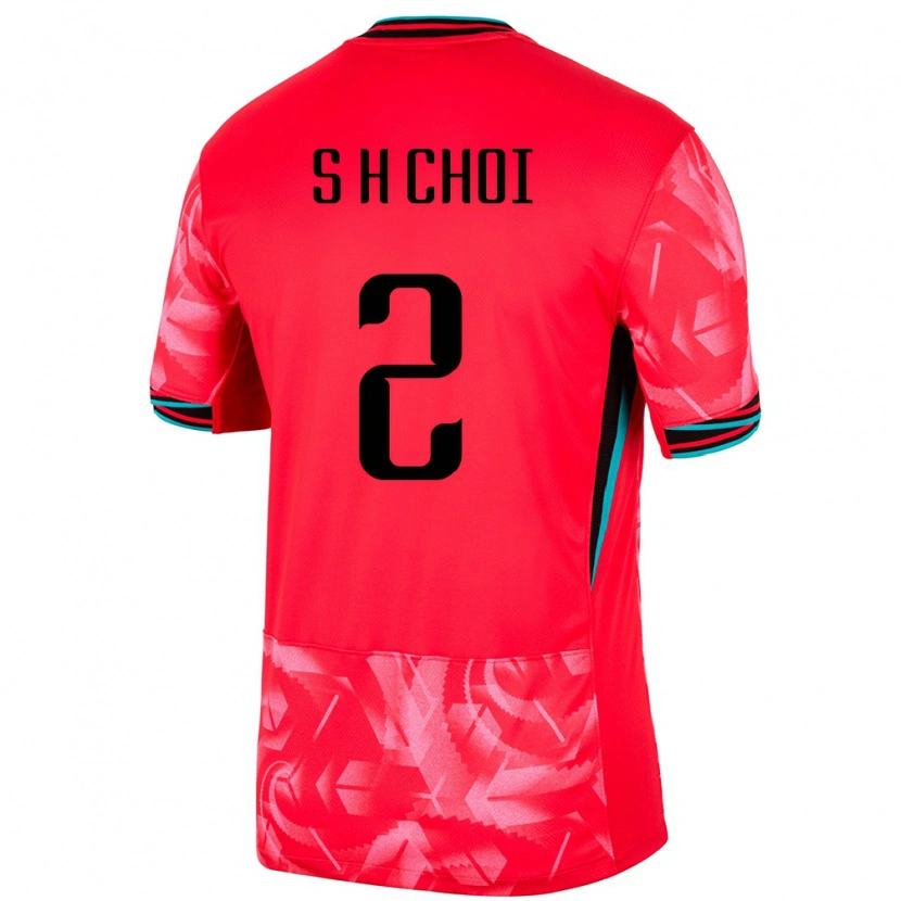 Danxenレディース韓国Choi Seok Hyeon#2赤ホームシャツ24-26ジャージーユニフォーム