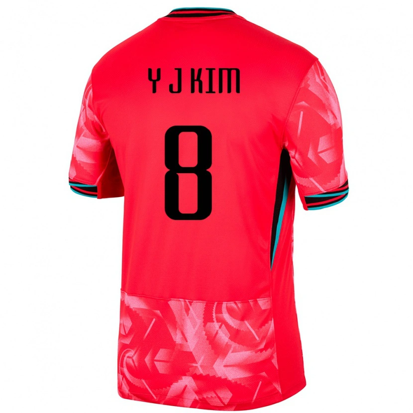 Danxenレディース韓国Kim Yun Ji#8赤ホームシャツ24-26ジャージーユニフォーム
