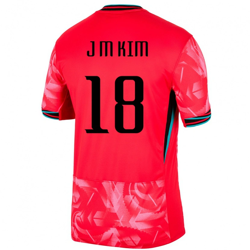 Danxenレディース韓国Kim Jung Mi#18赤ホームシャツ24-26ジャージーユニフォーム