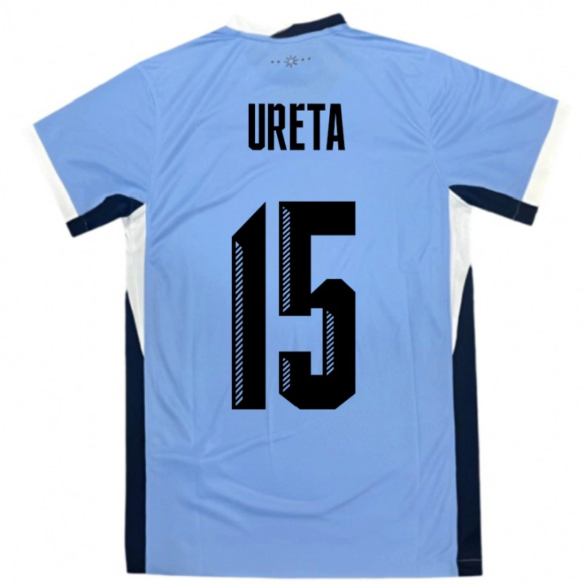 DanxenレディースウルグアイMateo Ureta#15白黒ホームシャツ24-26ジャージーユニフォーム