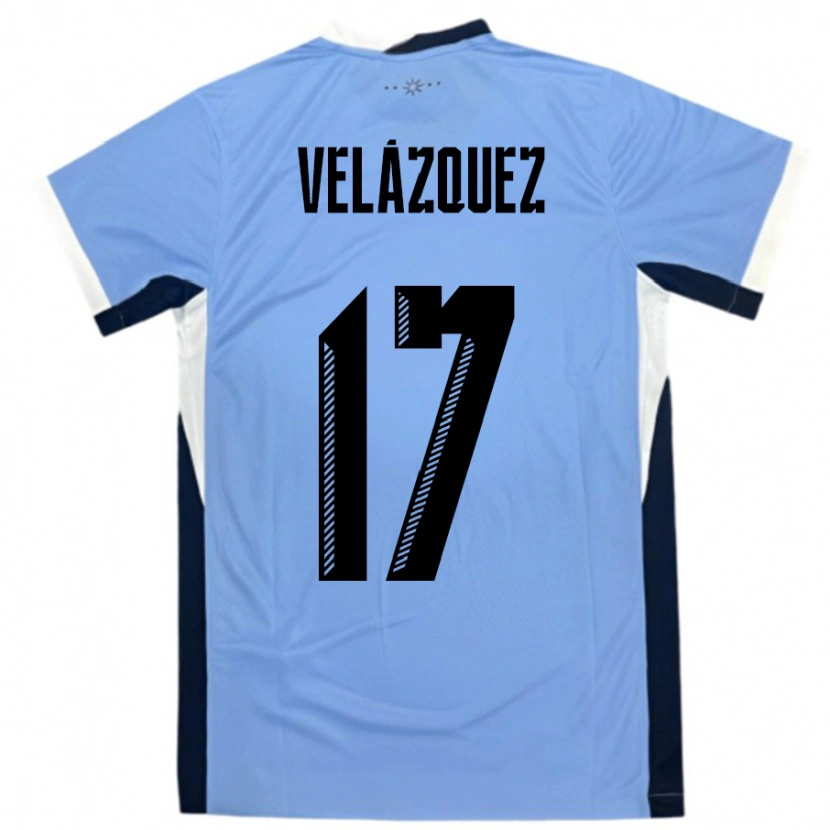 DanxenレディースウルグアイEzequiel Velázquez#17白黒ホームシャツ24-26ジャージーユニフォーム