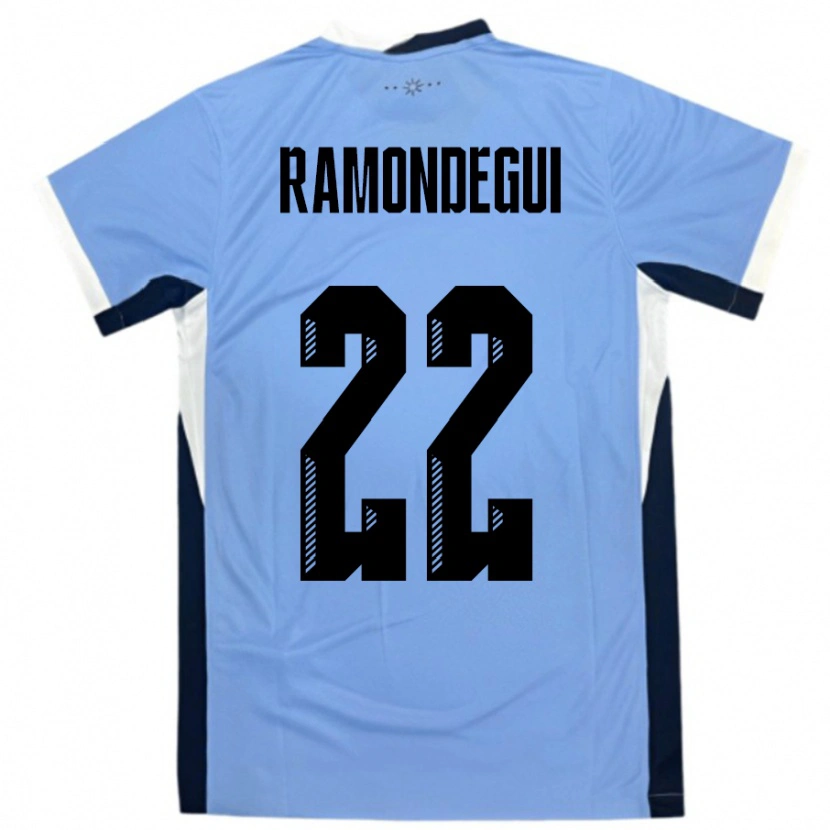 DanxenレディースウルグアイSofia Ramondegui#22白黒ホームシャツ24-26ジャージーユニフォーム