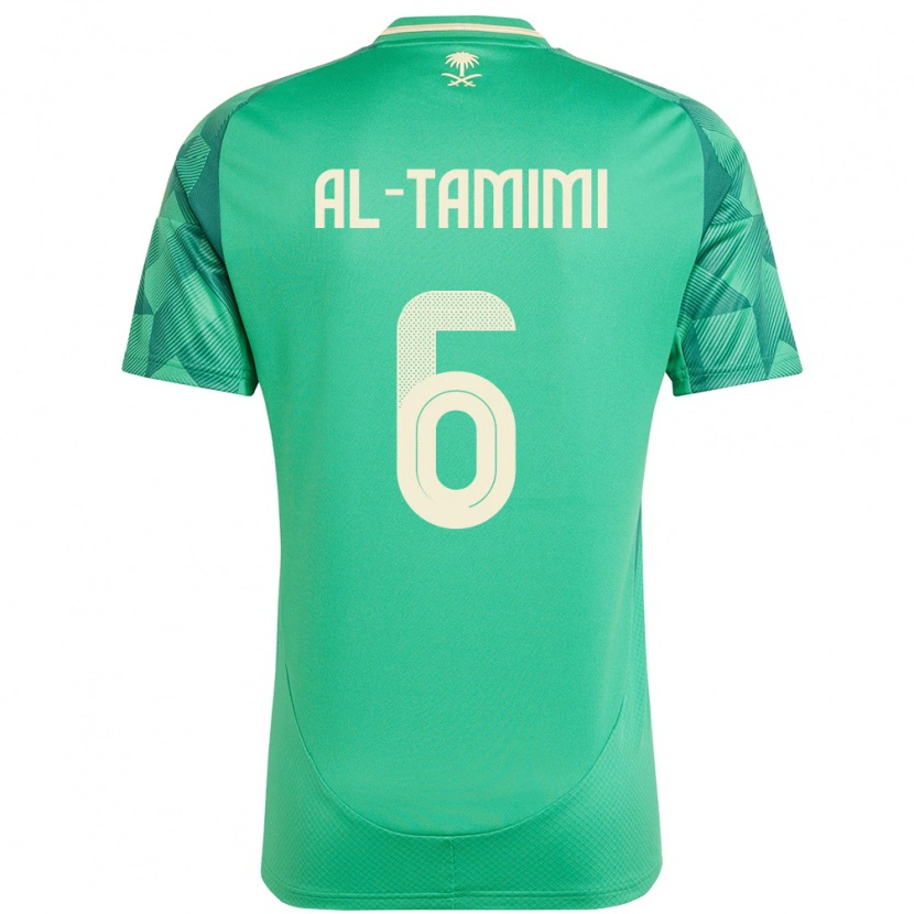 DanxenレディースサウジアラビアMaryam Al Tamimi#6緑ホームシャツ24-26ジャージーユニフォーム