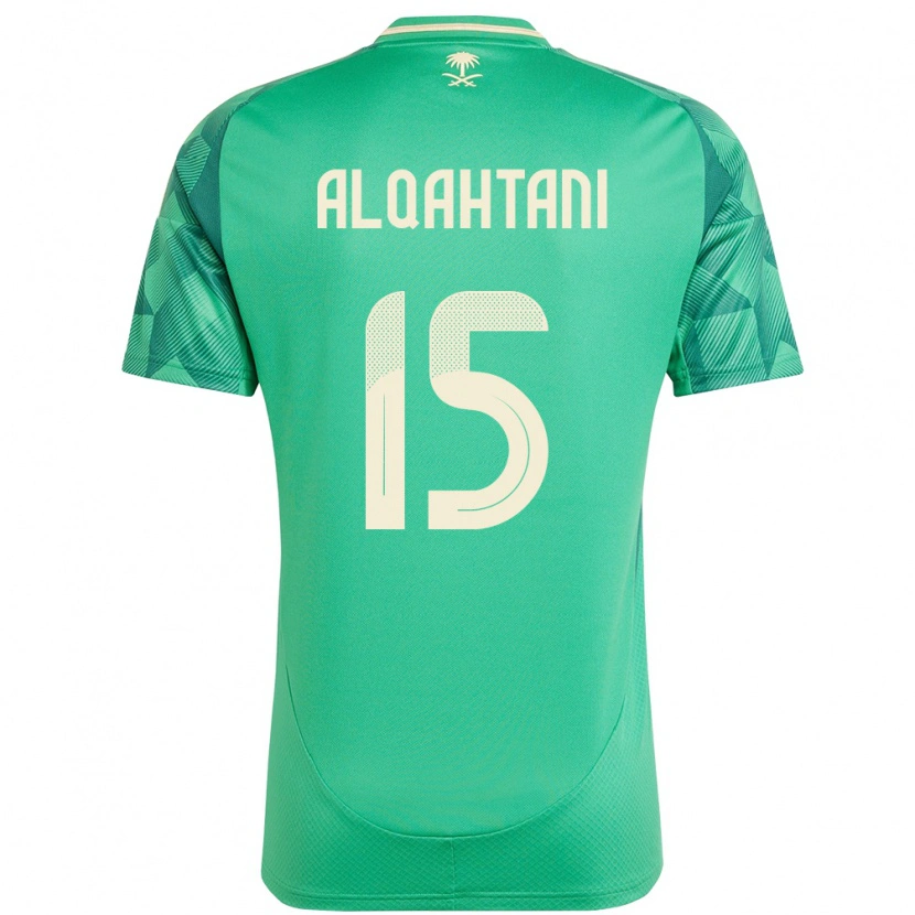 DanxenレディースサウジアラビアMohammed Alqahtani#15緑ホームシャツ24-26ジャージーユニフォーム