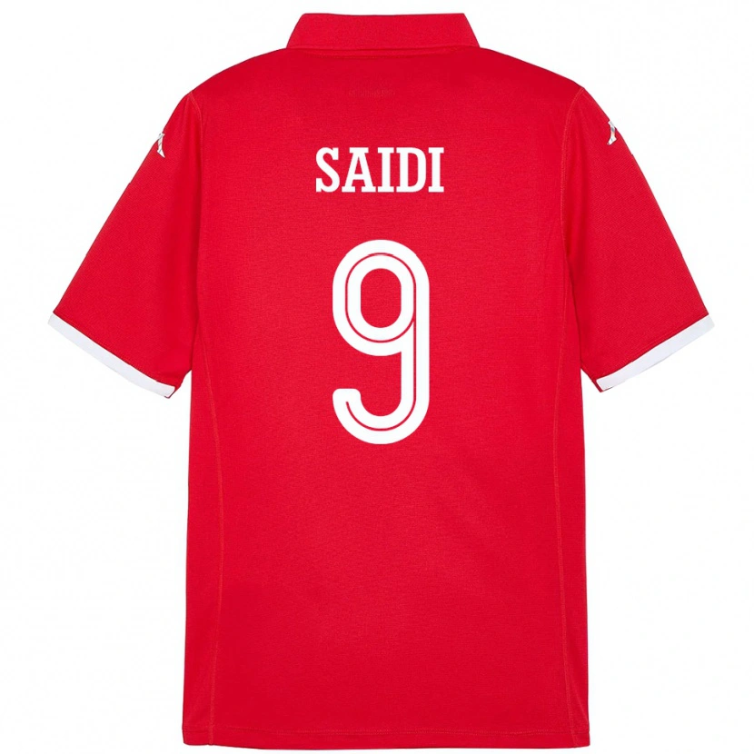 DanxenレディースチュニジアAnisse Saidi#9赤ホームシャツ24-26ジャージーユニフォーム