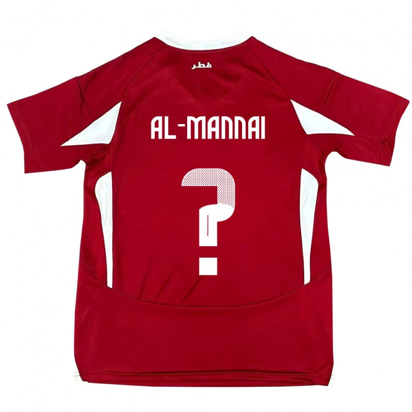DanxenレディースカタールMohamed Al-Mannai#0赤ホームシャツ24-26ジャージーユニフォーム