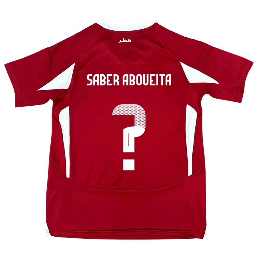 DanxenレディースカタールAhmed Saber Aboueita#0赤ホームシャツ24-26ジャージーユニフォーム