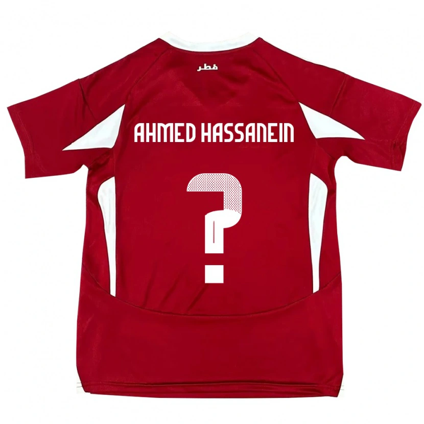 DanxenレディースカタールSeifeldin Ahmed Hassanein#0赤ホームシャツ24-26ジャージーユニフォーム