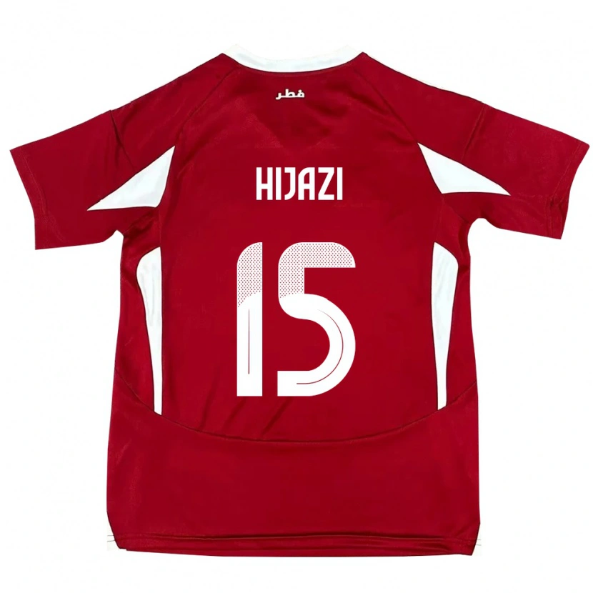 DanxenレディースカタールAsalet Hijazi#15赤ホームシャツ24-26ジャージーユニフォーム