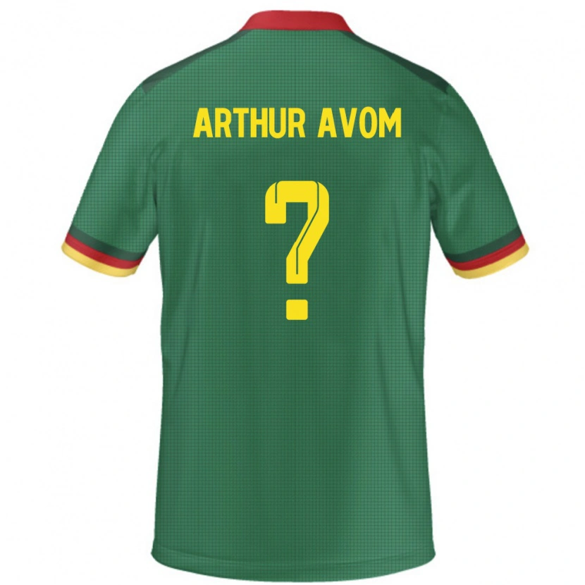 DanxenレディースカメルーンArthur Ebong#0緑ホームシャツ24-26ジャージーユニフォーム