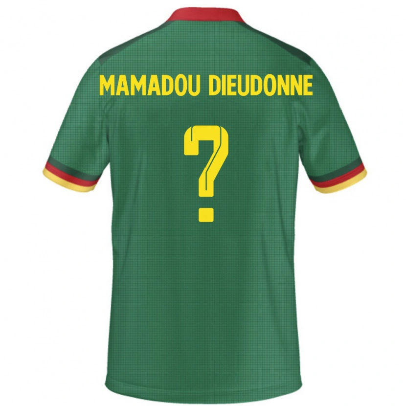 DanxenレディースカメルーンMalik Mamadou Dieudonne#0緑ホームシャツ24-26ジャージーユニフォーム