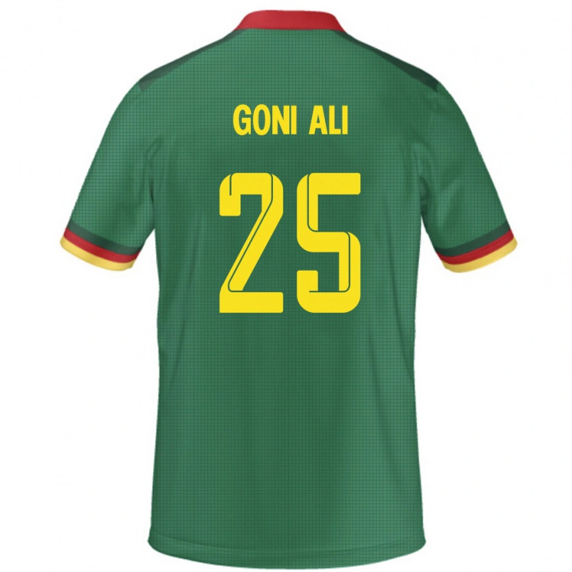 DanxenレディースカメルーンGoni Ali#25緑ホームシャツ24-26ジャージーユニフォーム