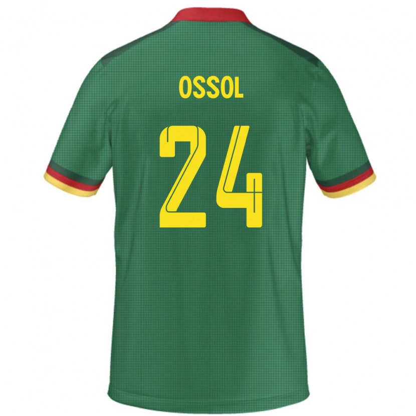 DanxenレディースカメルーンKevine Ossol#24緑ホームシャツ24-26ジャージーユニフォーム