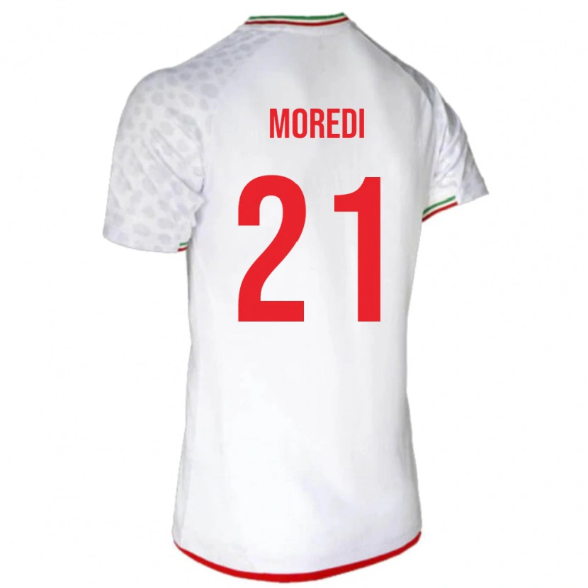 DanxenレディースイランAbolfazl Moredi#21白ホームシャツ24-26ジャージーユニフォーム