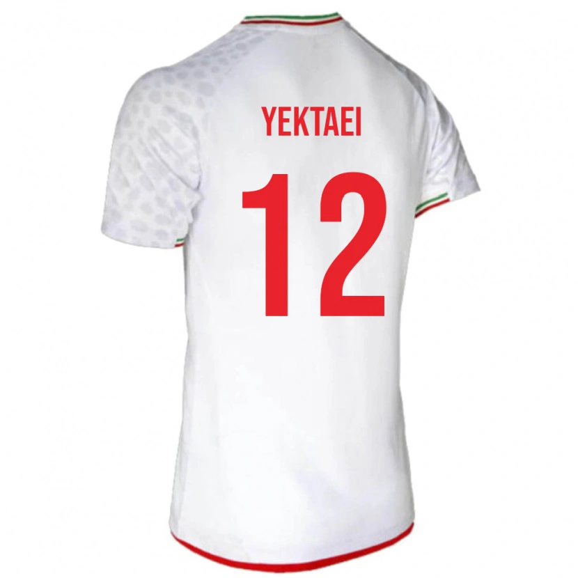 DanxenレディースイランMaryam Yektaei#12白ホームシャツ24-26ジャージーユニフォーム