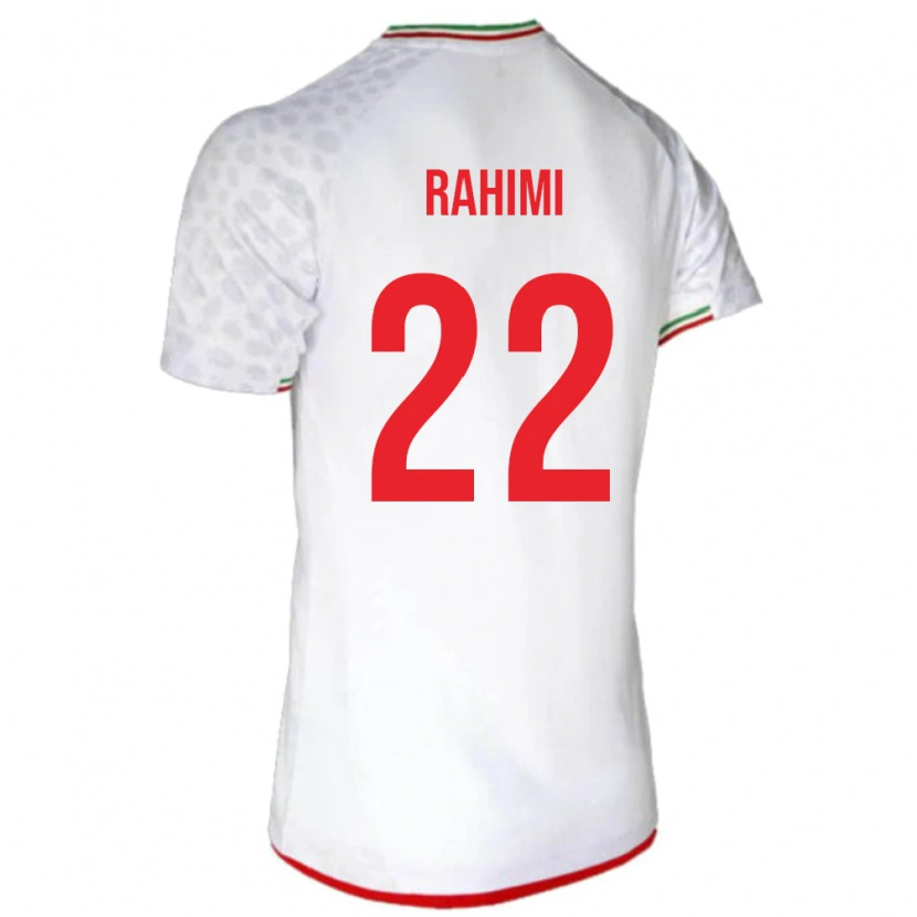 DanxenレディースイランFarzad Rahimi#22白ホームシャツ24-26ジャージーユニフォーム