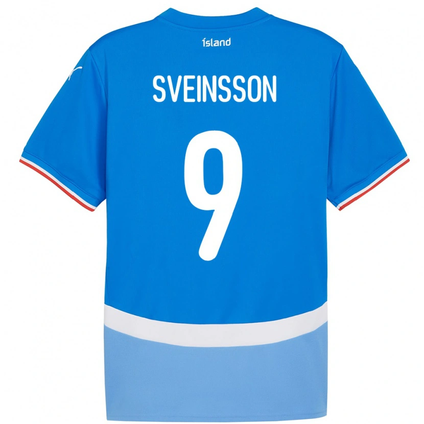 DanxenレディースアイスランドRúnar Dadi Vatsndal Sveinsson#9青ホームシャツ24-26ジャージーユニフォーム