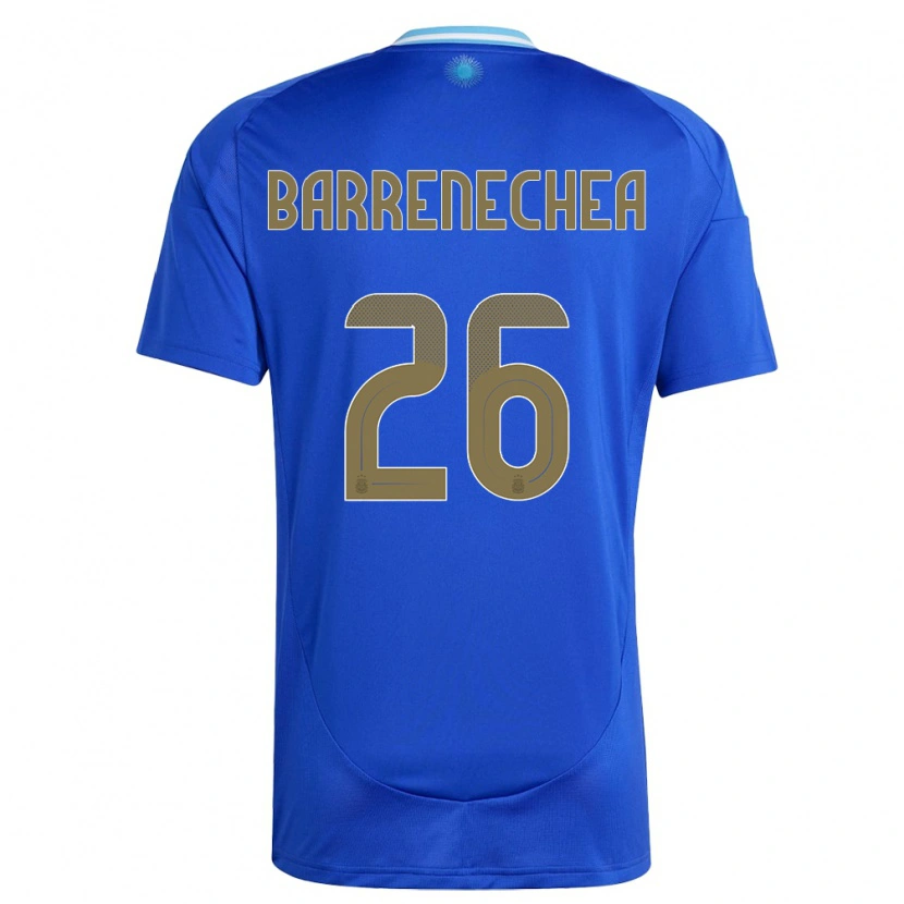 Danxenレディースアルゼンチンエンソ・バレネチェア#26青アウェイシャツ24-26ジャージーユニフォーム