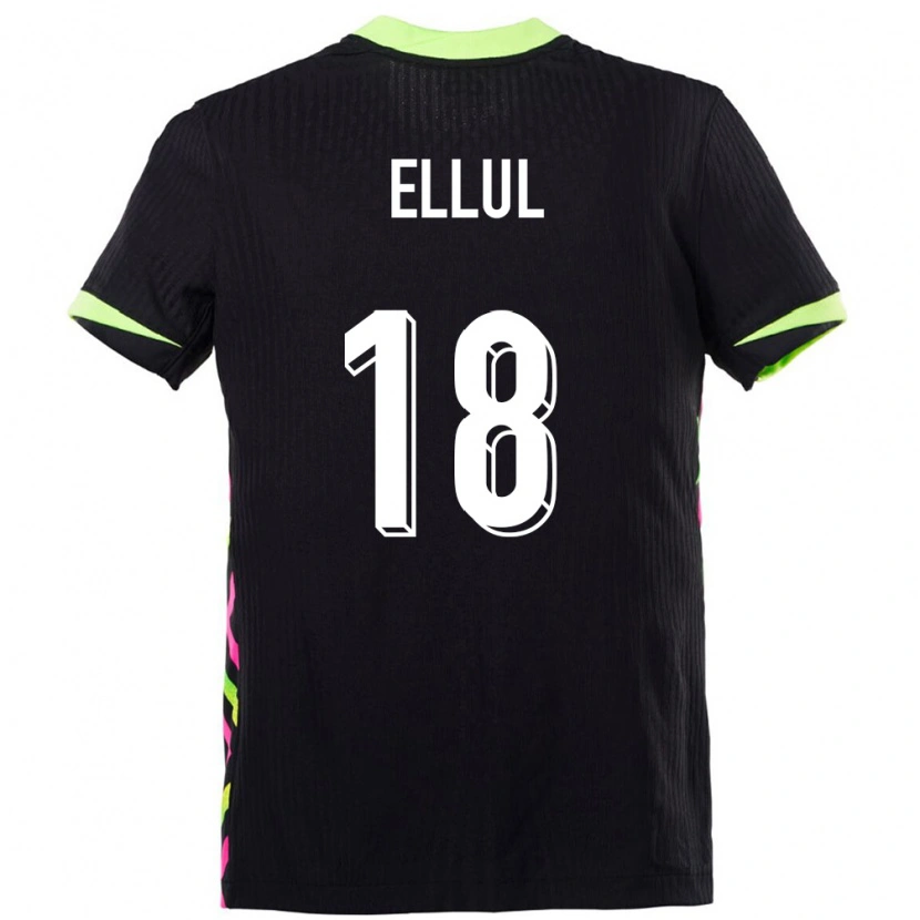 DanxenレディースオーストラリアNoah Ellul#18ダークブルーアウェイシャツ24-26ジャージーユニフォーム