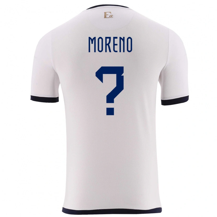 DanxenレディースエクアドルLuis Moreno#0白アウェイシャツ24-26ジャージーユニフォーム