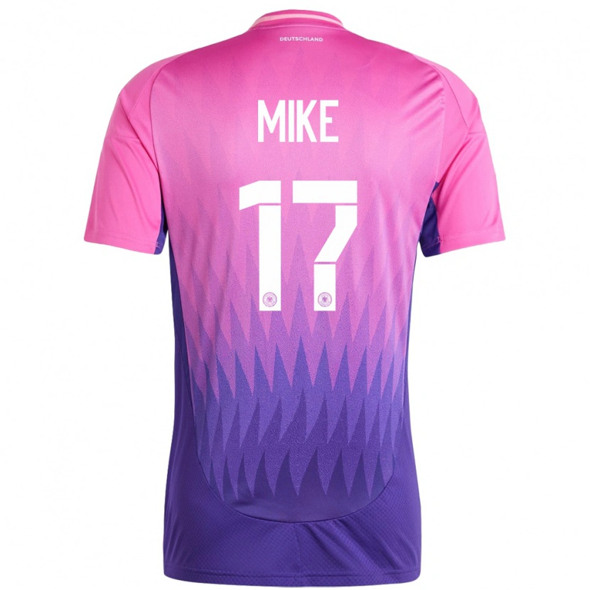 DanxenレディースドイツWisdom Mike#17ピンクパープルアウェイシャツ24-26ジャージーユニフォーム