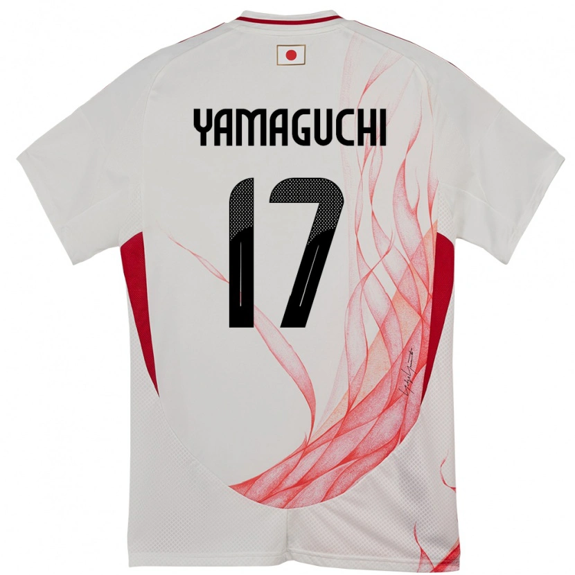 Danxenレディース日本山口太陽#17ホワイトアウェイシャツ24-26ジャージーユニフォーム