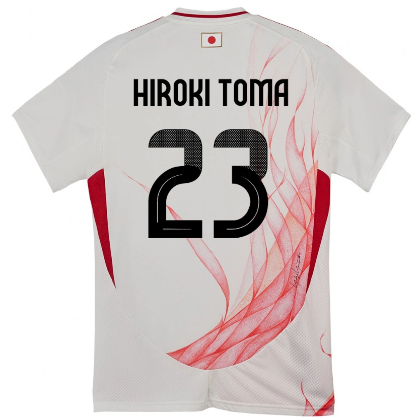 Danxenレディース日本Otavio Hiroki Toma#23ホワイトアウェイシャツ24-26ジャージーユニフォーム