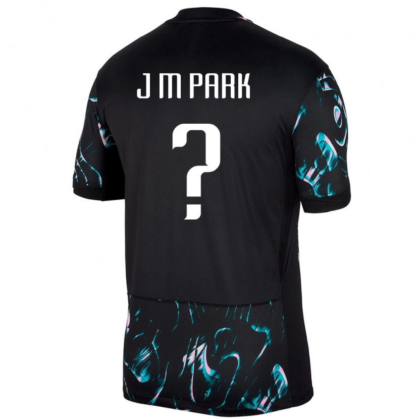 Danxenレディース韓国Park Jun Min#0ブラックアウェイシャツ24-26ジャージーユニフォーム