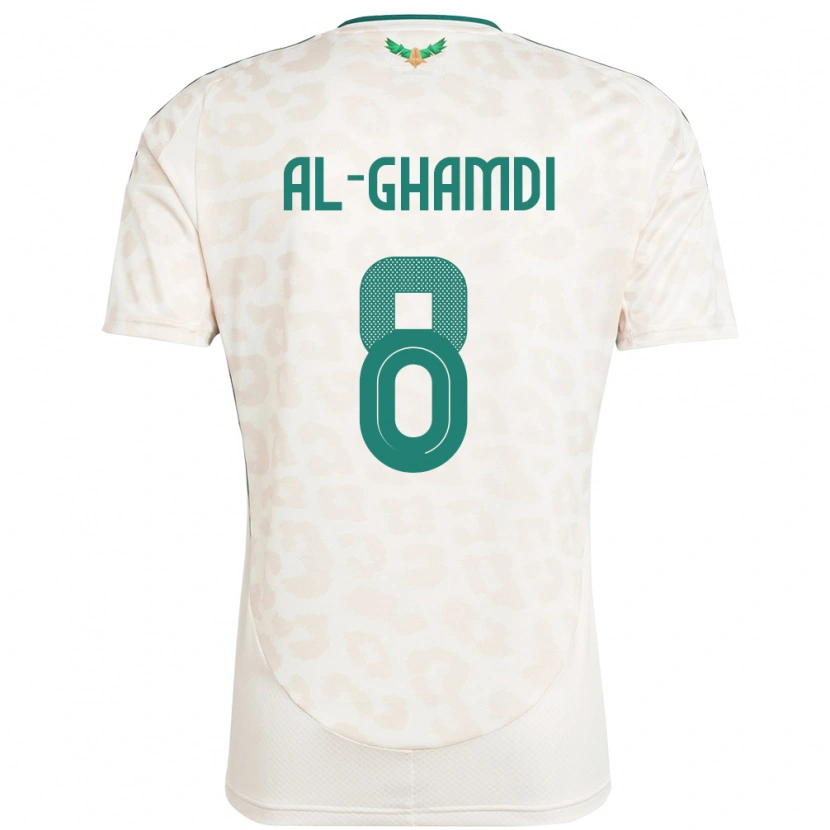 DanxenレディースサウジアラビアRakan Al-Ghamdi#8ホワイトアウェイシャツ24-26ジャージーユニフォーム