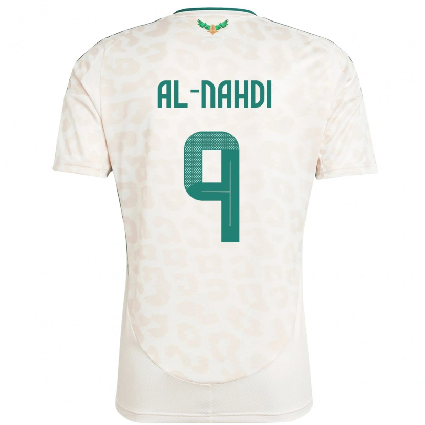 DanxenレディースサウジアラビアYoussef Al-Nahdi#9ホワイトアウェイシャツ24-26ジャージーユニフォーム