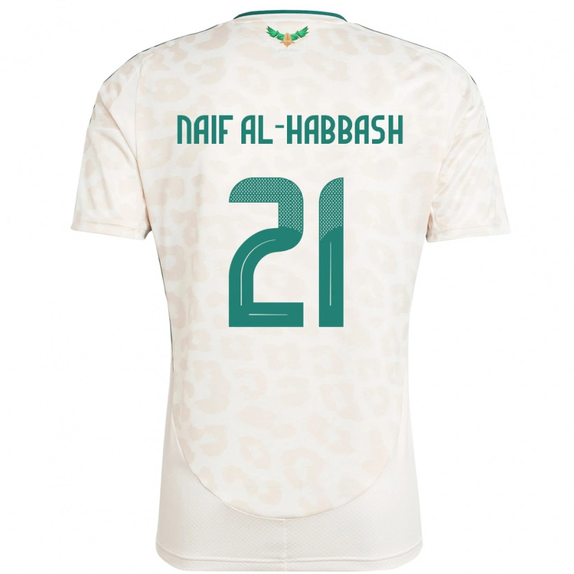 DanxenレディースサウジアラビアAzzam Naif Al-Habbash#21ホワイトアウェイシャツ24-26ジャージーユニフォーム