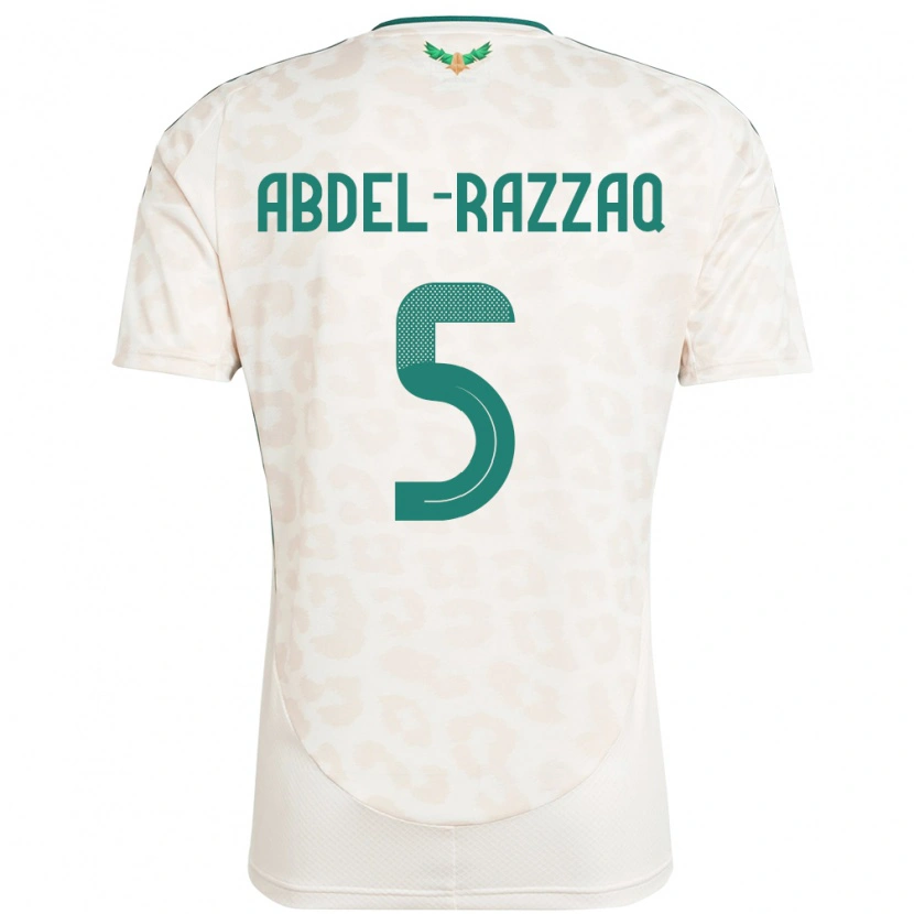 DanxenレディースサウジアラビアLana Abdel Razzaq#5ホワイトアウェイシャツ24-26ジャージーユニフォーム