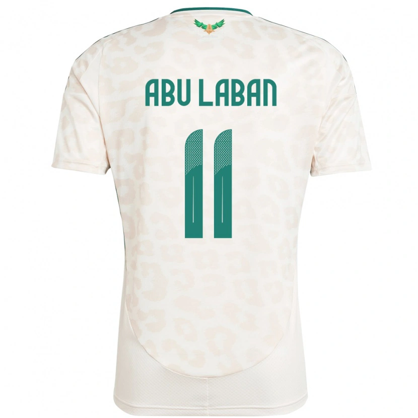 DanxenレディースサウジアラビアDalia Abu Laban#11ホワイトアウェイシャツ24-26ジャージーユニフォーム