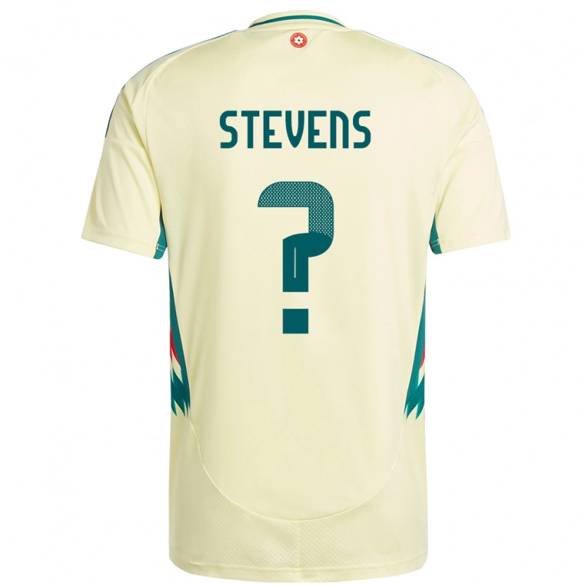 DanxenレディースウェールズCharlie Stevens#0ベージュイエローアウェイシャツ24-26ジャージーユニフォーム